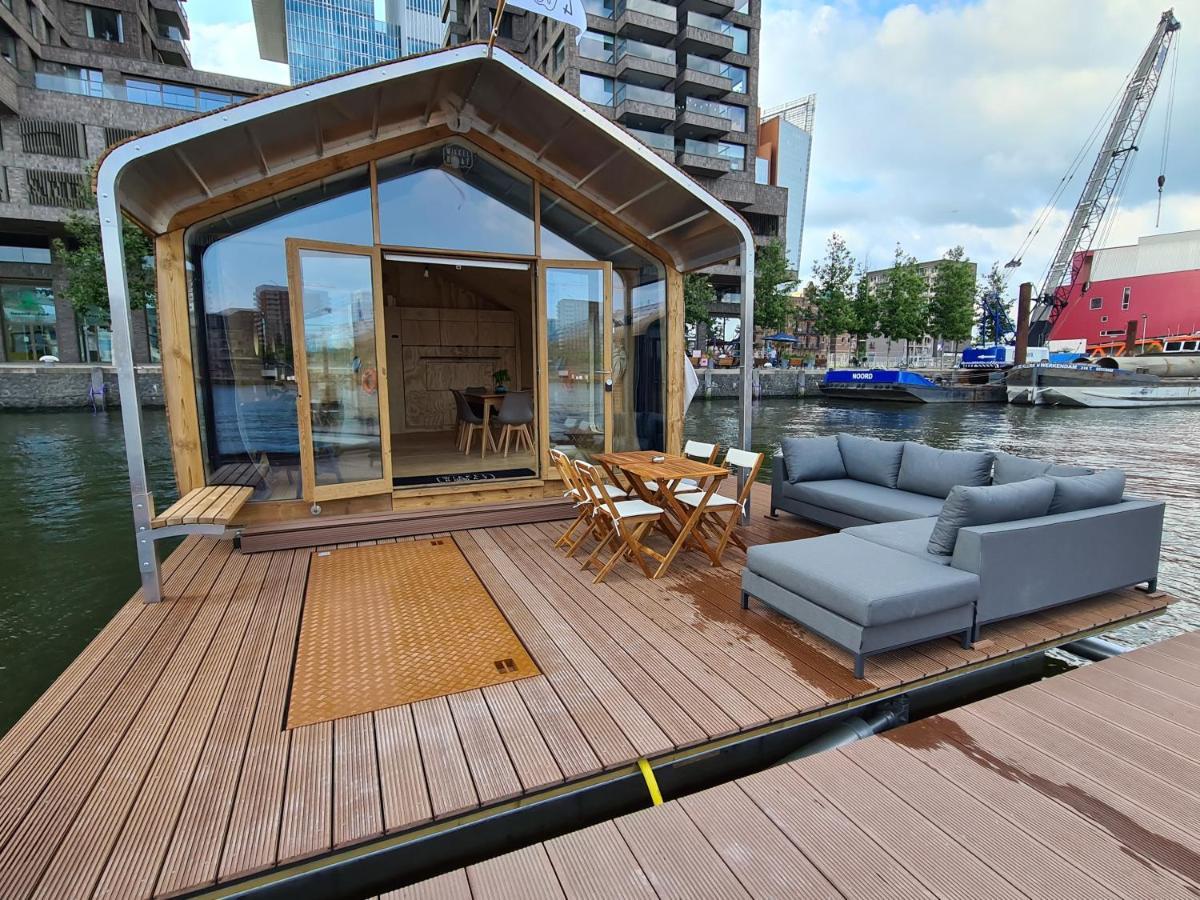 Wikkelboats At Floating Rotterdam Rijnhaven 빌라 외부 사진