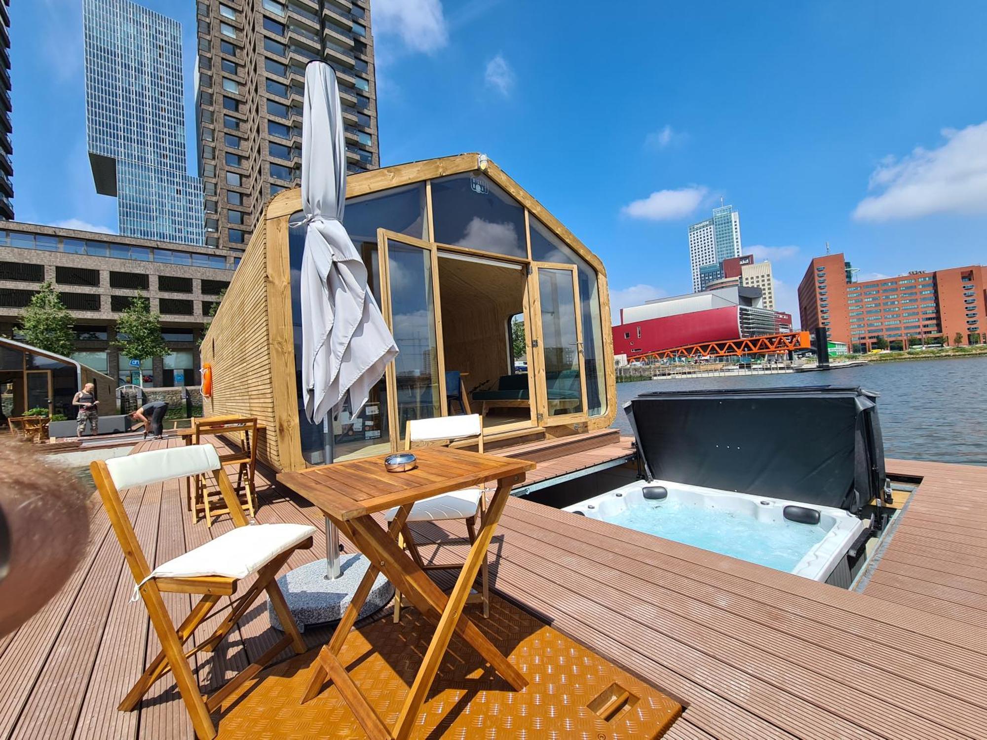 Wikkelboats At Floating Rotterdam Rijnhaven 빌라 외부 사진