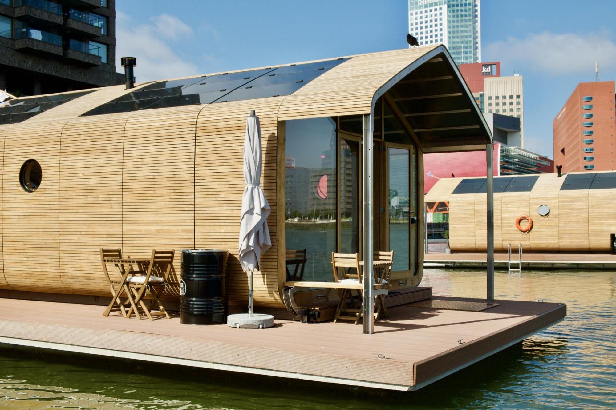 Wikkelboats At Floating Rotterdam Rijnhaven 빌라 외부 사진